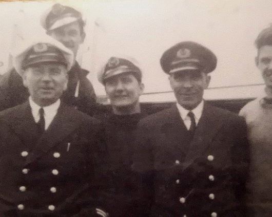 Crew Many thanks to Alan Forrester for allowing this photograph to be used. The photograph shows Captain William Forrester and his crew. Beside Captain Forrester is...