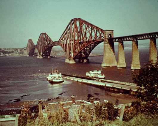 Ferries Ferries from South Queensferry, permission to use image given by Sixties Edinburgh images which can be viewed on Flickr.