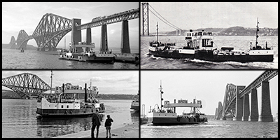 Queensferry Passage Ferry Photographs – 1934–1964 - All 4 Ferries River Forth
